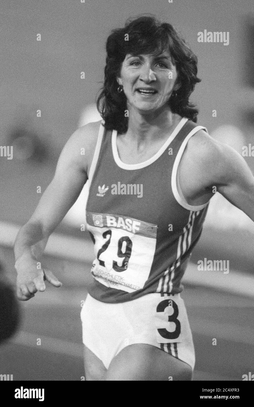 JORDANKA DONKOVA Bulgaria 100m hurdel winner in European Championship in Athletics in Stuttgart 1986 Stock Photo