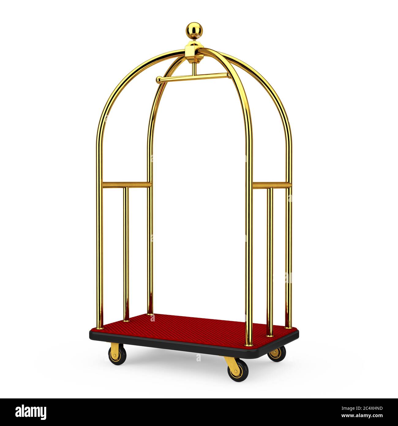 luggage cart at hotel