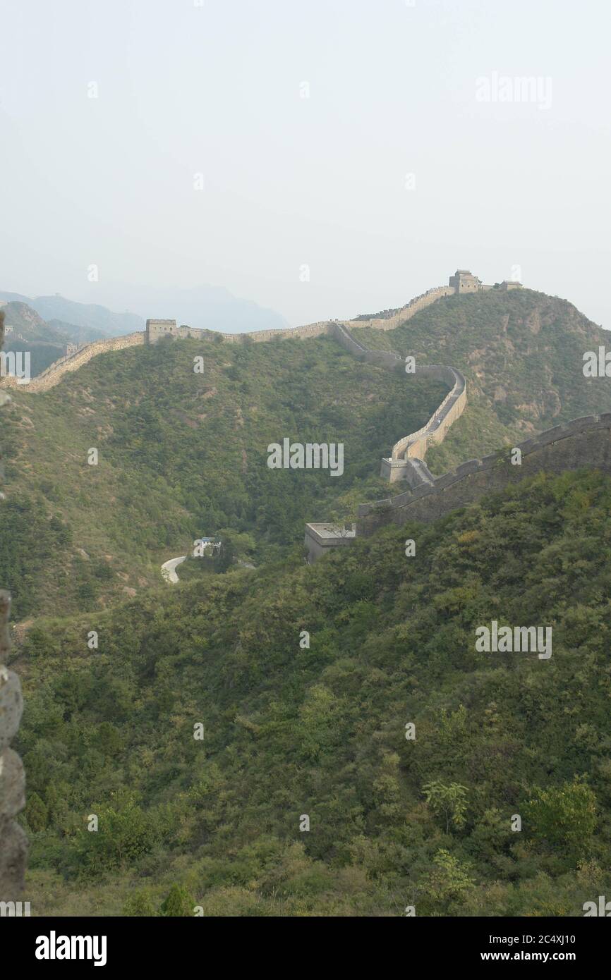 Great Wall of China, Mutianyu Stock Photo