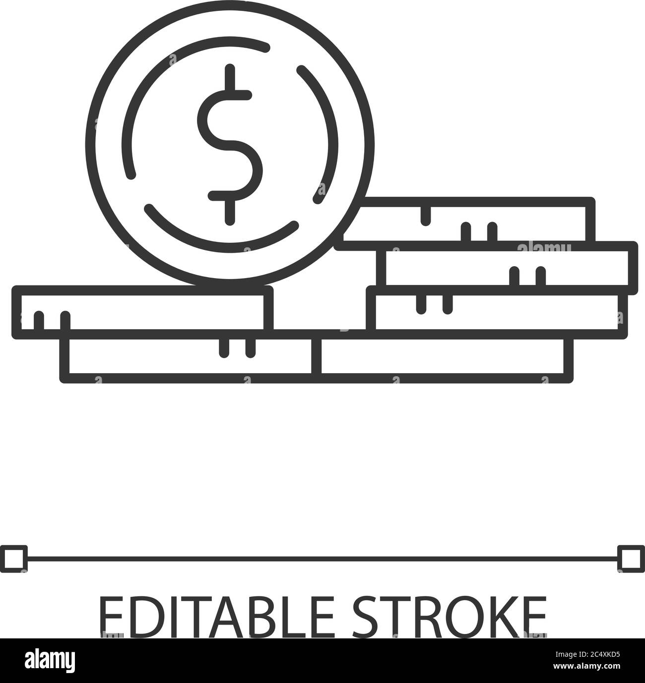 Money stack Black and White Stock Photos & Images - Alamy