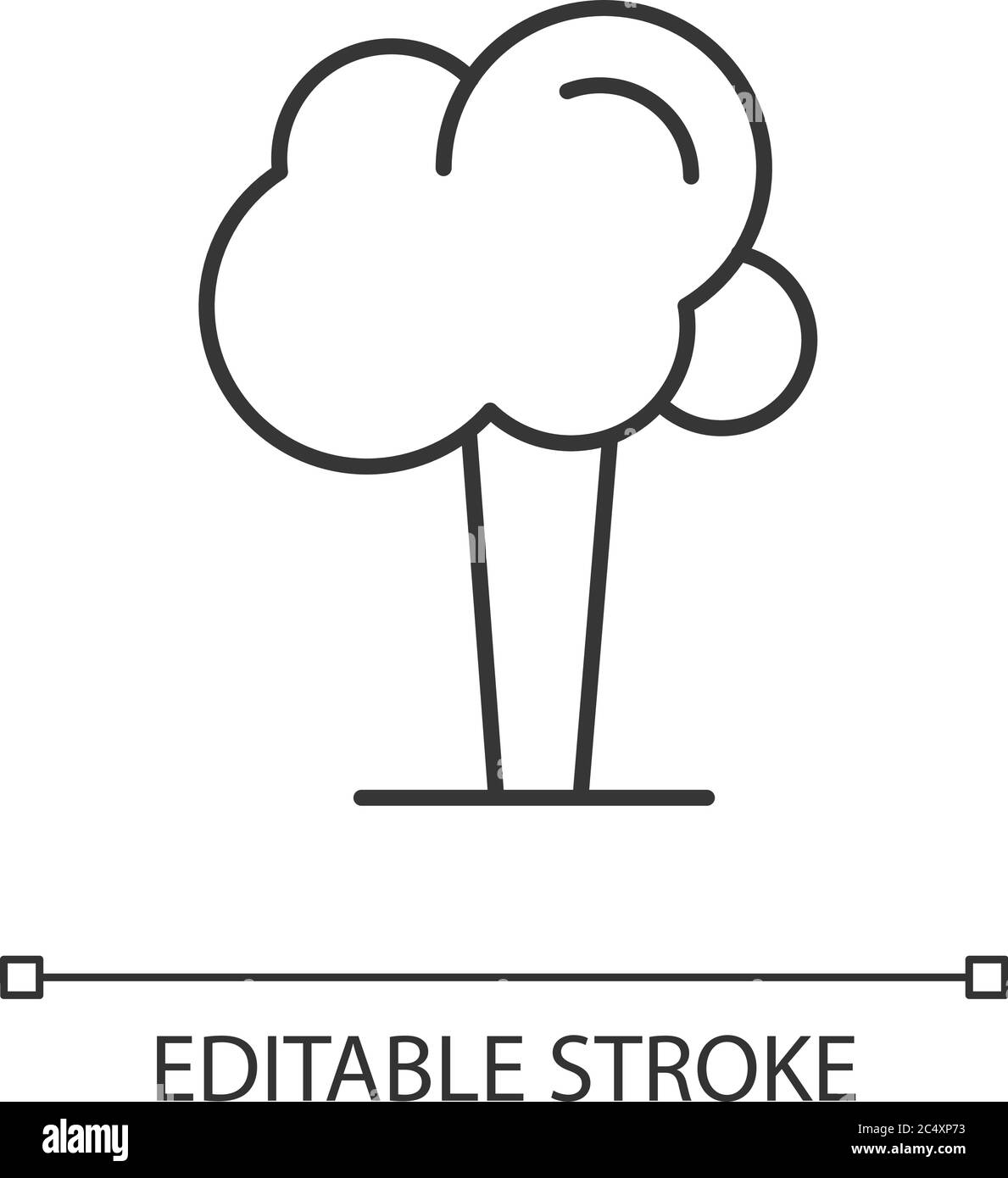 Tree linear icon Stock Vector Image & Art - Alamy