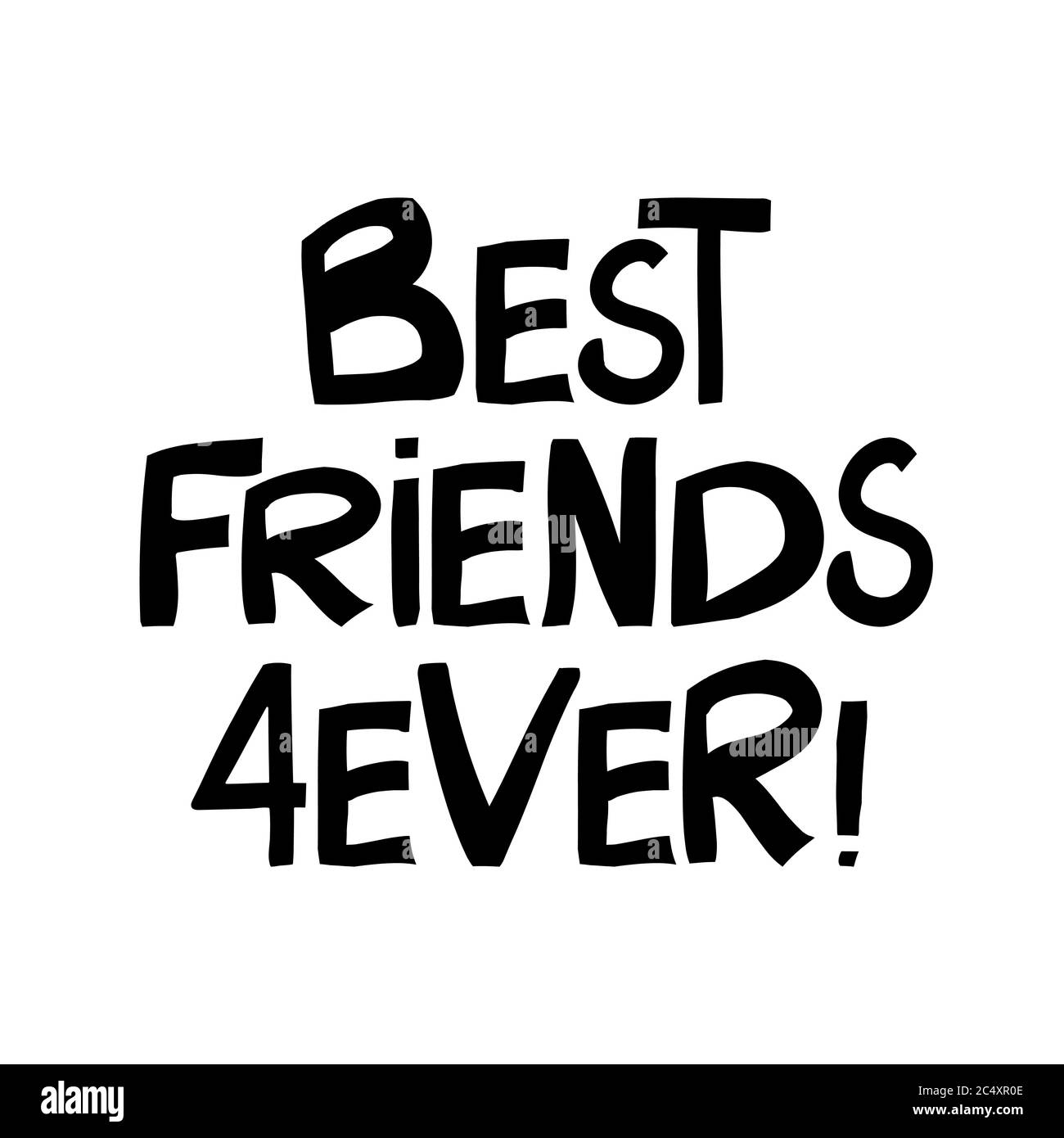 Best friends Stock Vector Images - Alamy