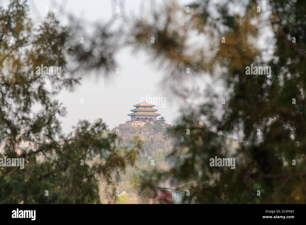 Beijing China Circa 2018 Jinshan Park Beijing China View From Beijing China Circa 2018 Jinshan Park Beijing China View From