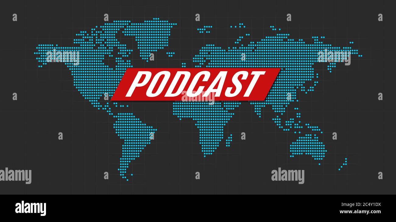 World dotted map digital hi-res stock photography and images - Alamy