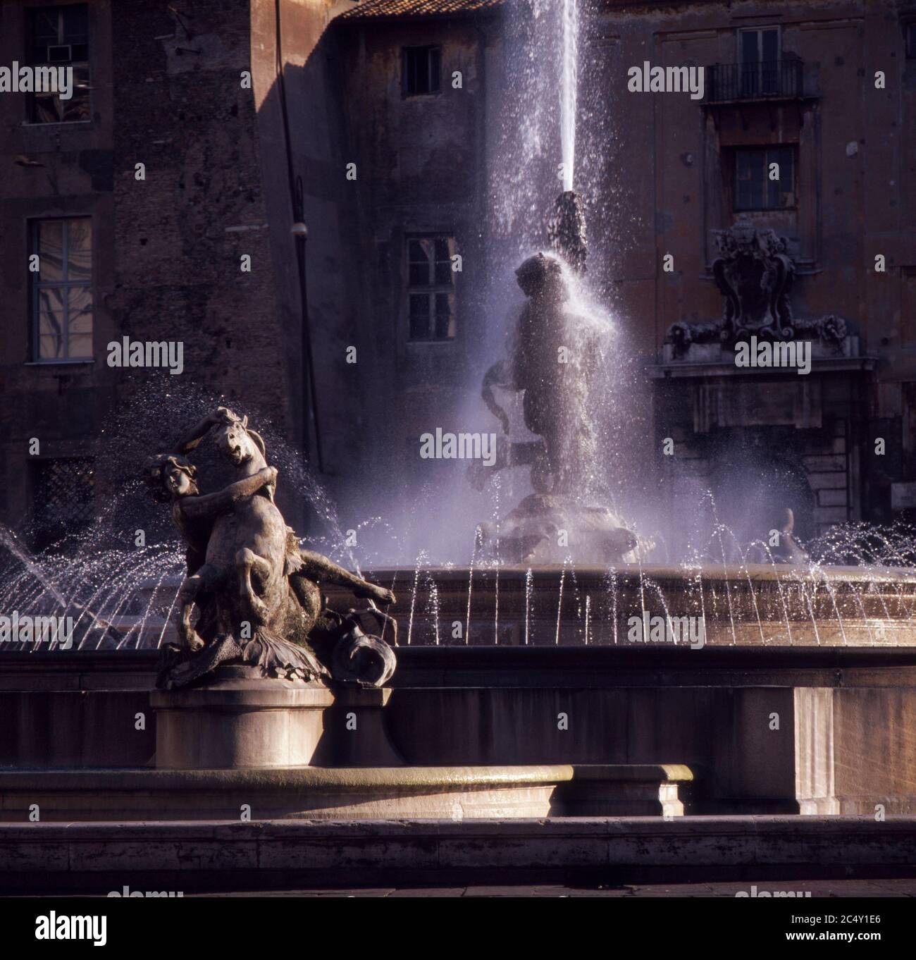 Republic Square Rome Via republica hi-res stock photography and images - Alamy