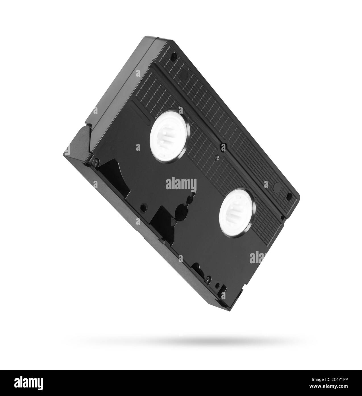 old Video Cassette tape isolated on white background with clipping path ...