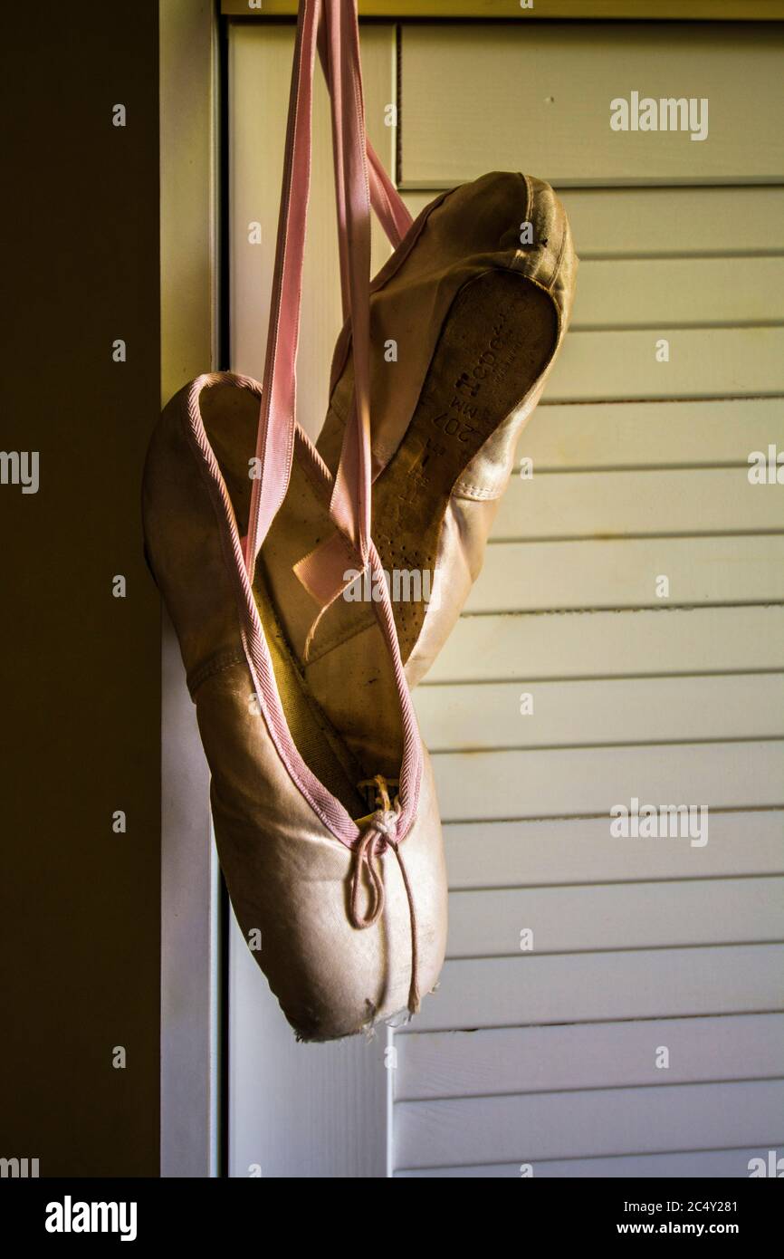 ballet shoes Stock Photo