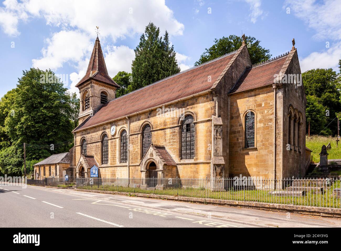 Christ Church in the Stroud Valleys at Chalford, Gloucestershire UK Stock Photo