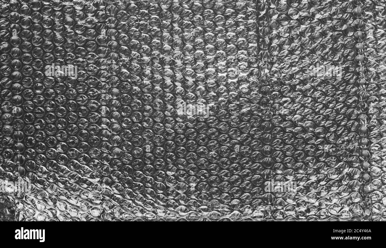 Packing Texture White bubble wrap packing texture. Air cushion film background Stock ...
