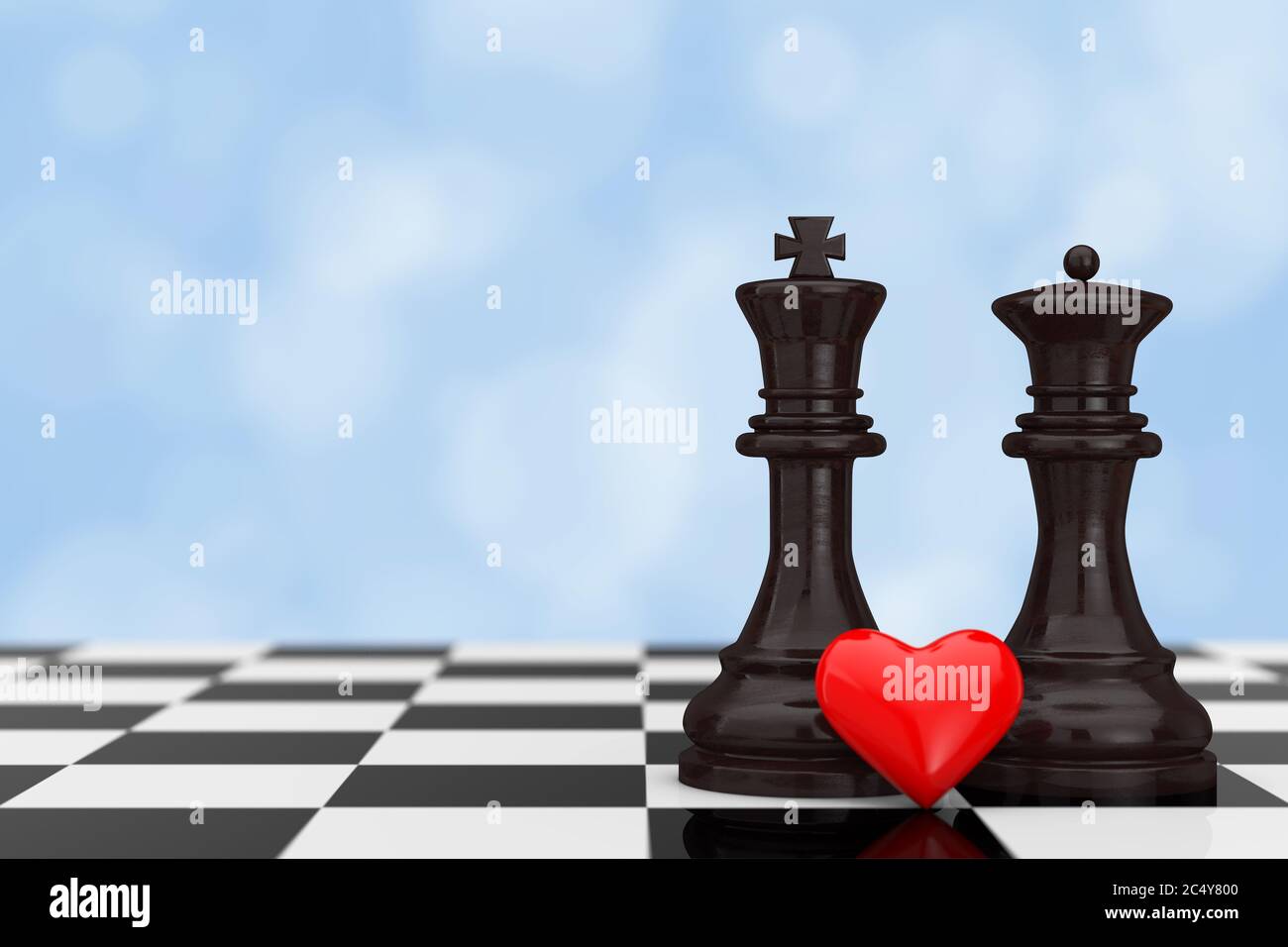 King and queen love chess Royalty Free Vector Image