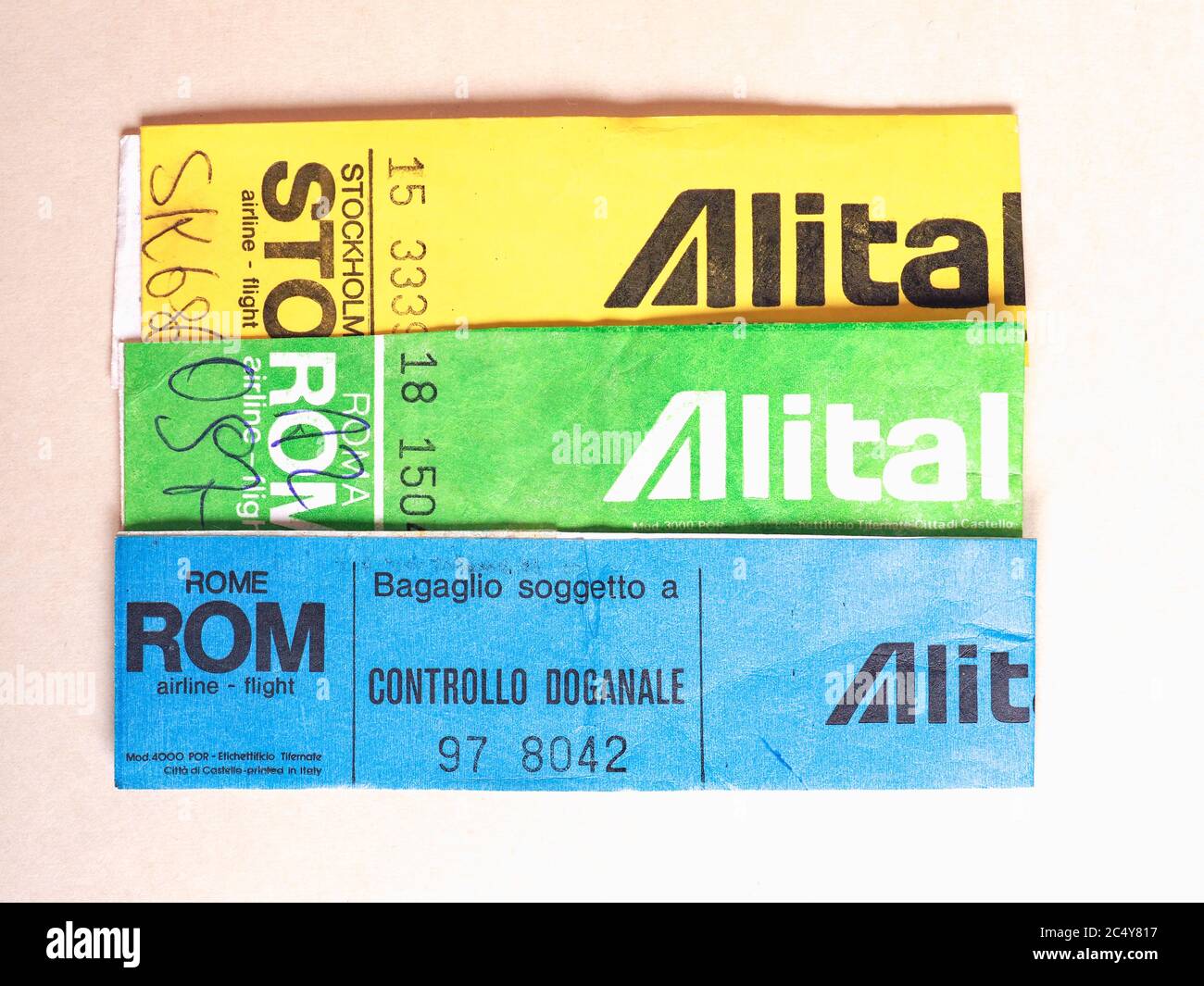 Baggage tags hi-res stock photography and images - Alamy