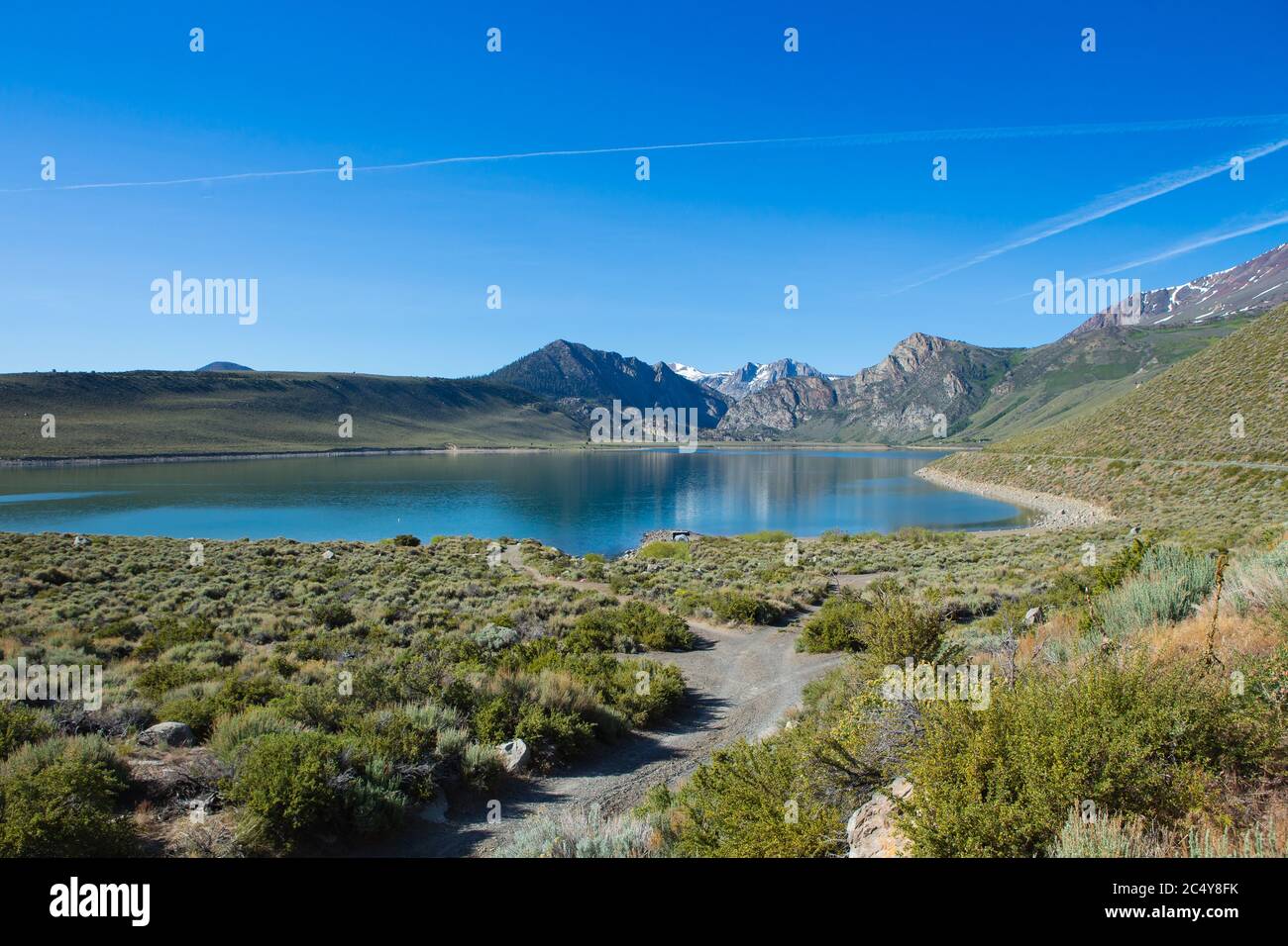 Grant Lake on the June Lake loop in the Sierra Nevada Mountains in ...