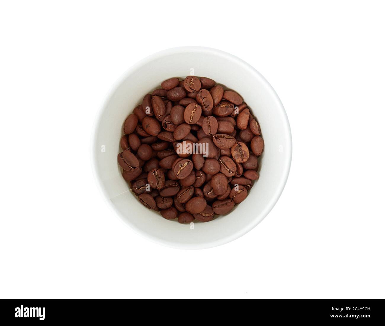 Paper cup with coffee. Recycling paper. caring about the environment Stock Photo