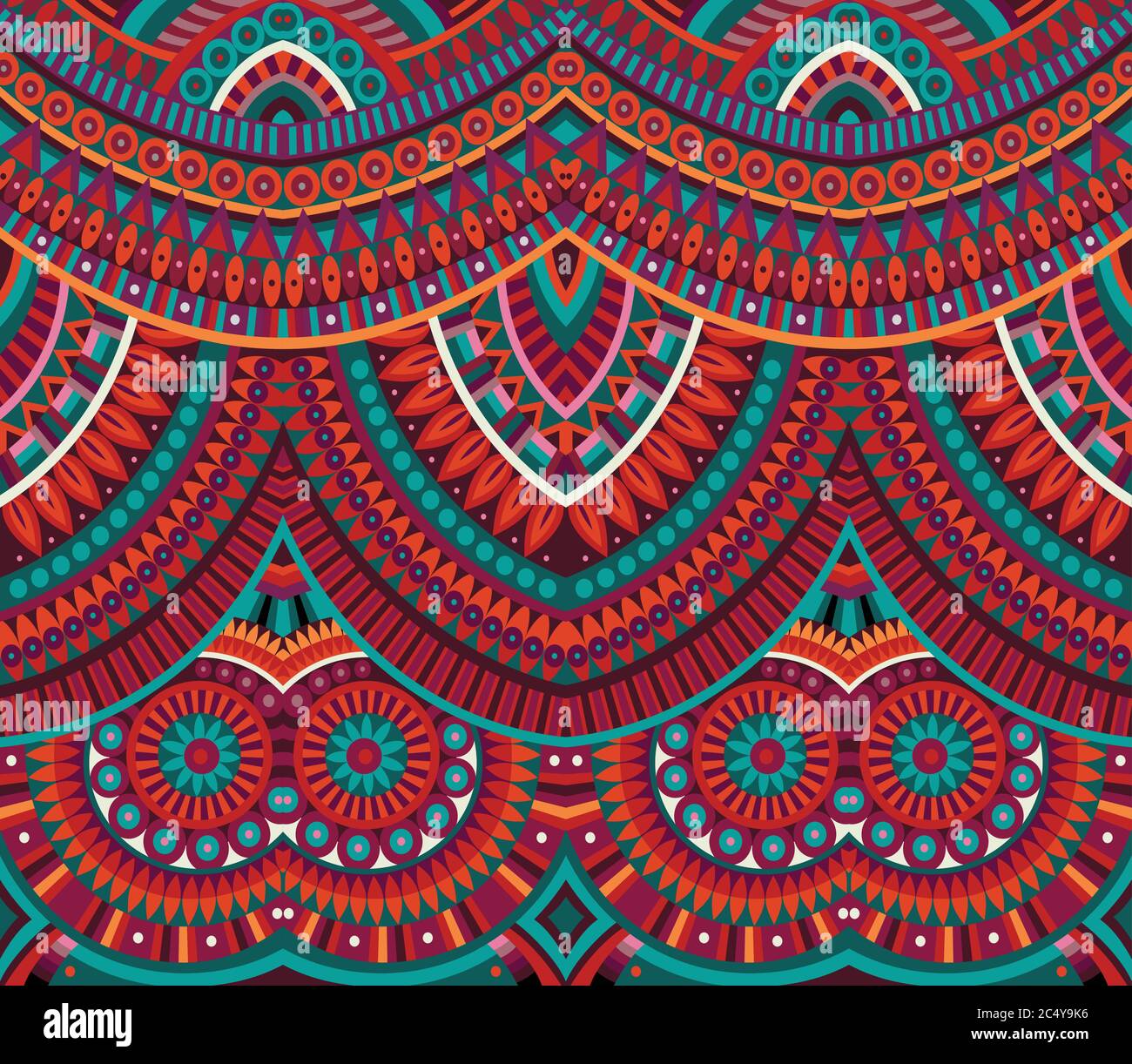 tribal ethnic background seamless pattern Stock Vector Image & Art - Alamy