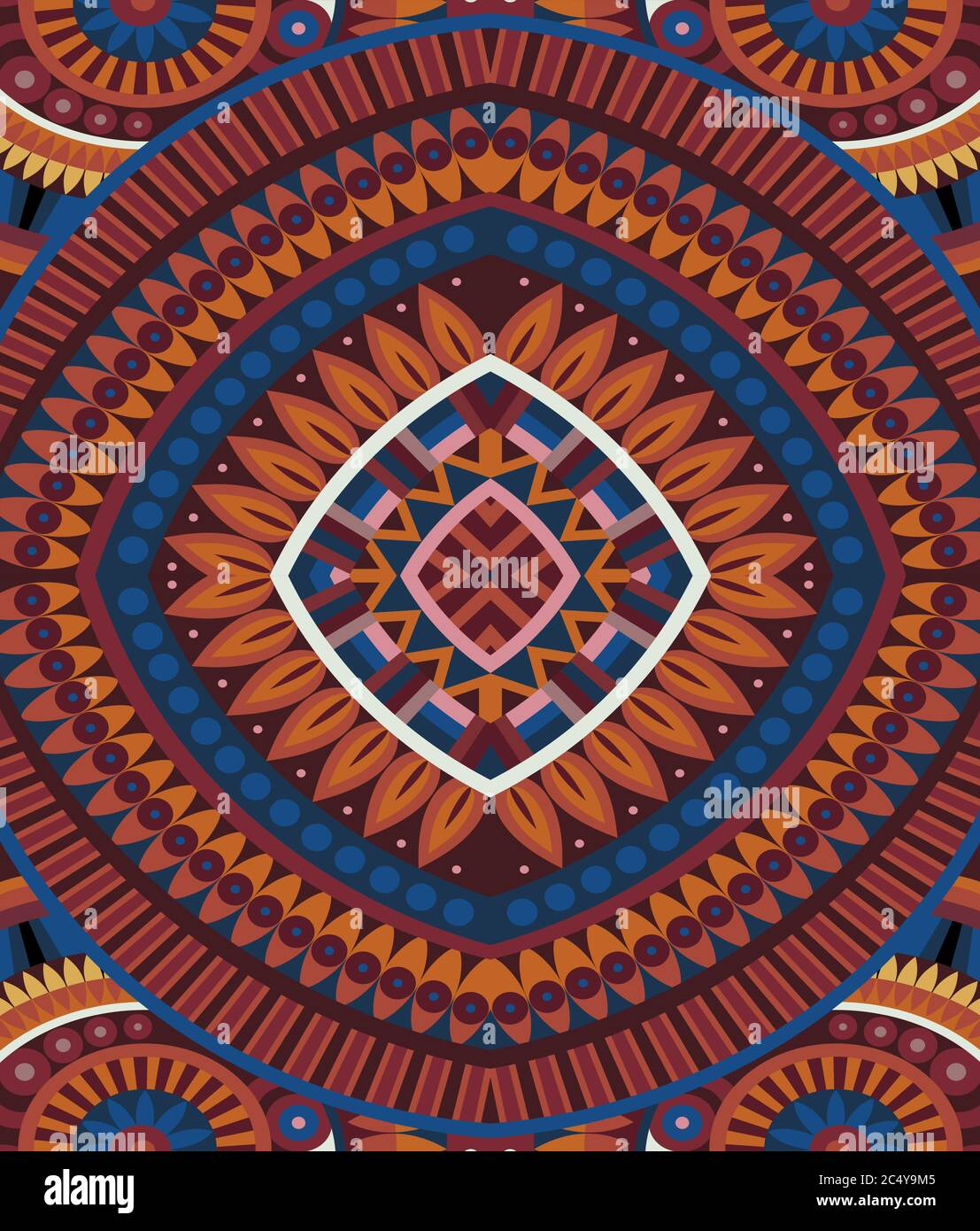 Abstract vector tribal ethnic background Stock Vector Image & Art - Alamy