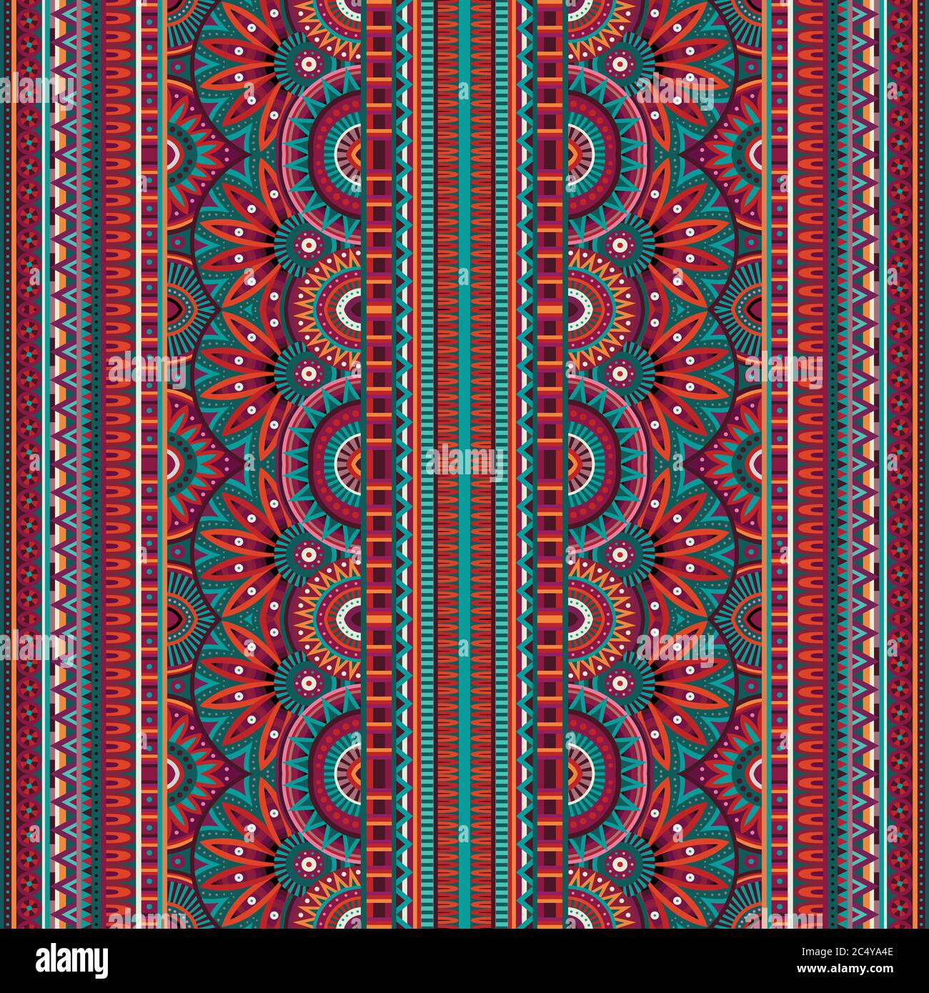 tribal ethnic background seamless pattern Stock Vector Image & Art - Alamy