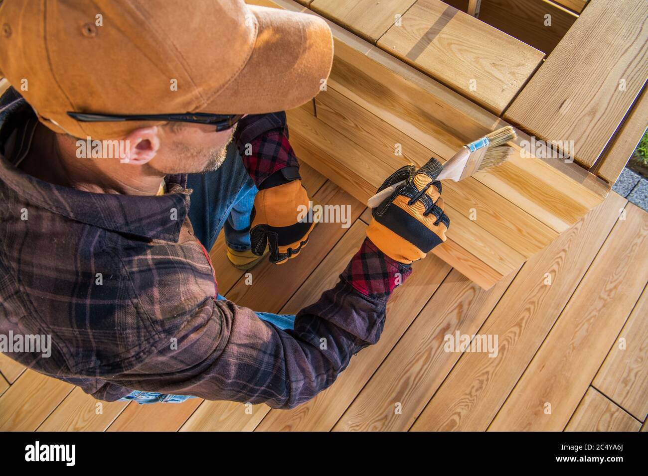 Applying coating hires stock photography and images Alamy