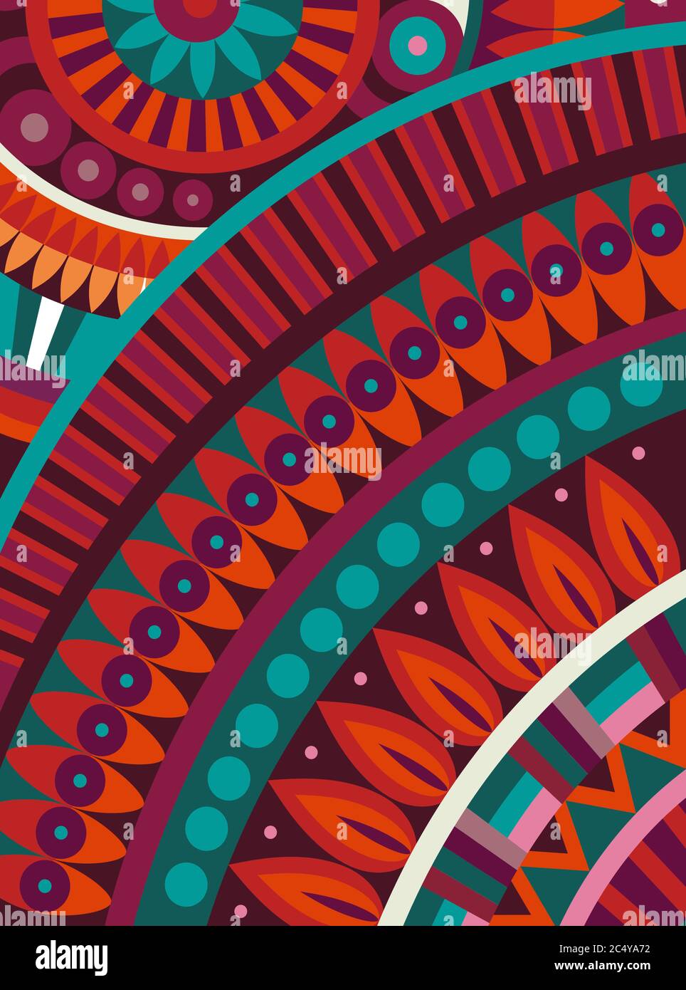 Abstract vector tribal ethnic background Stock Vector Image & Art - Alamy