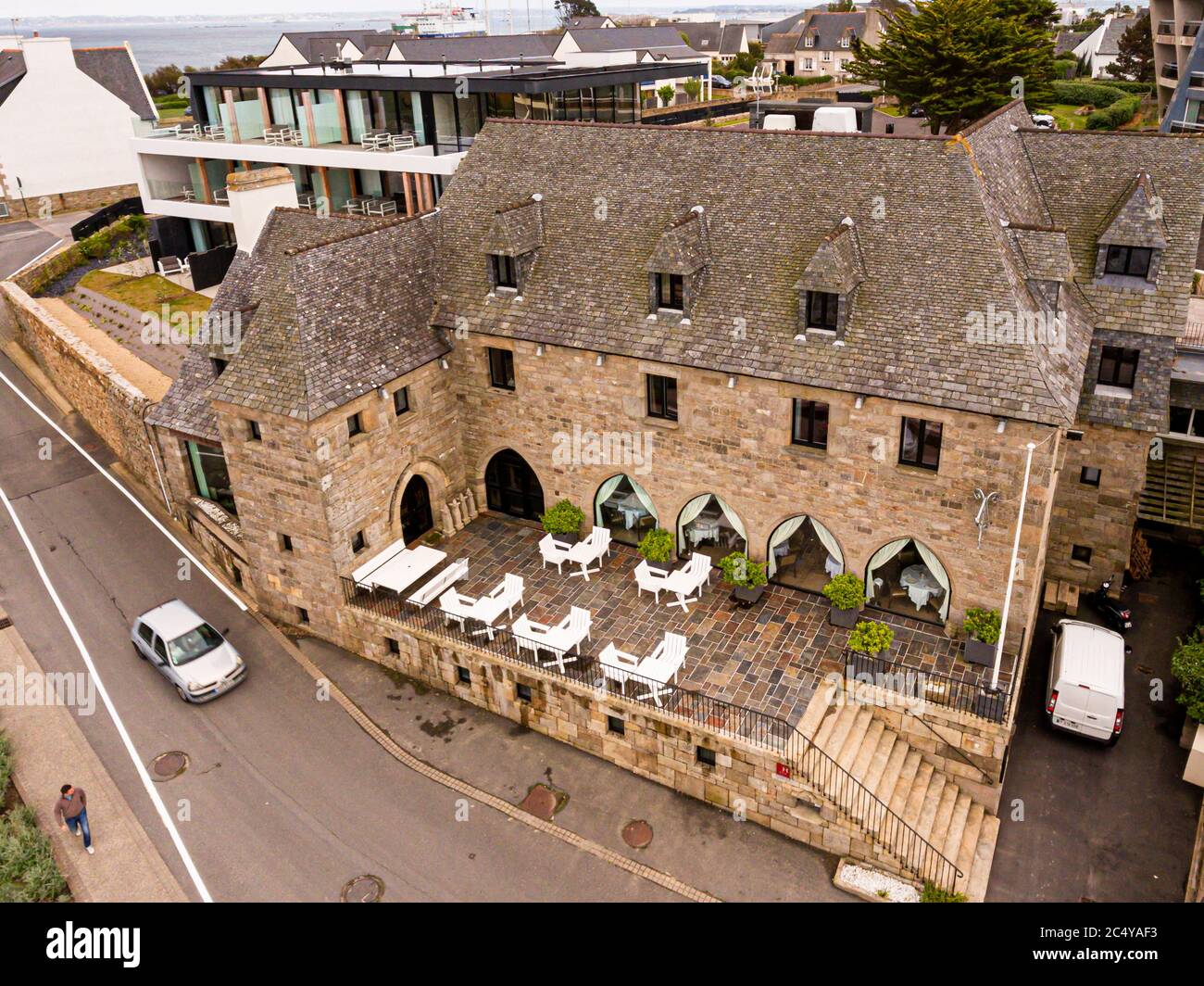 Hotel Brittany & Spa, Roscoff, France Stock Photo Alamy