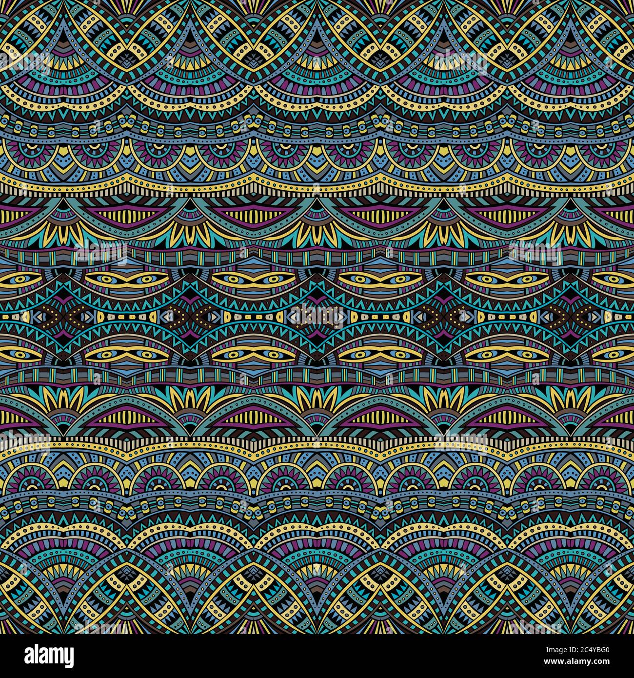 Abstract tribal ethnic seamless pattern Stock Vector Image & Art - Alamy