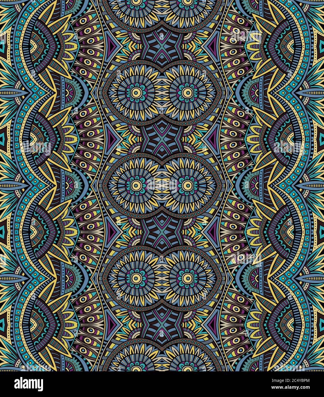 Abstract vector tribal ethnic background Stock Vector Image & Art - Alamy