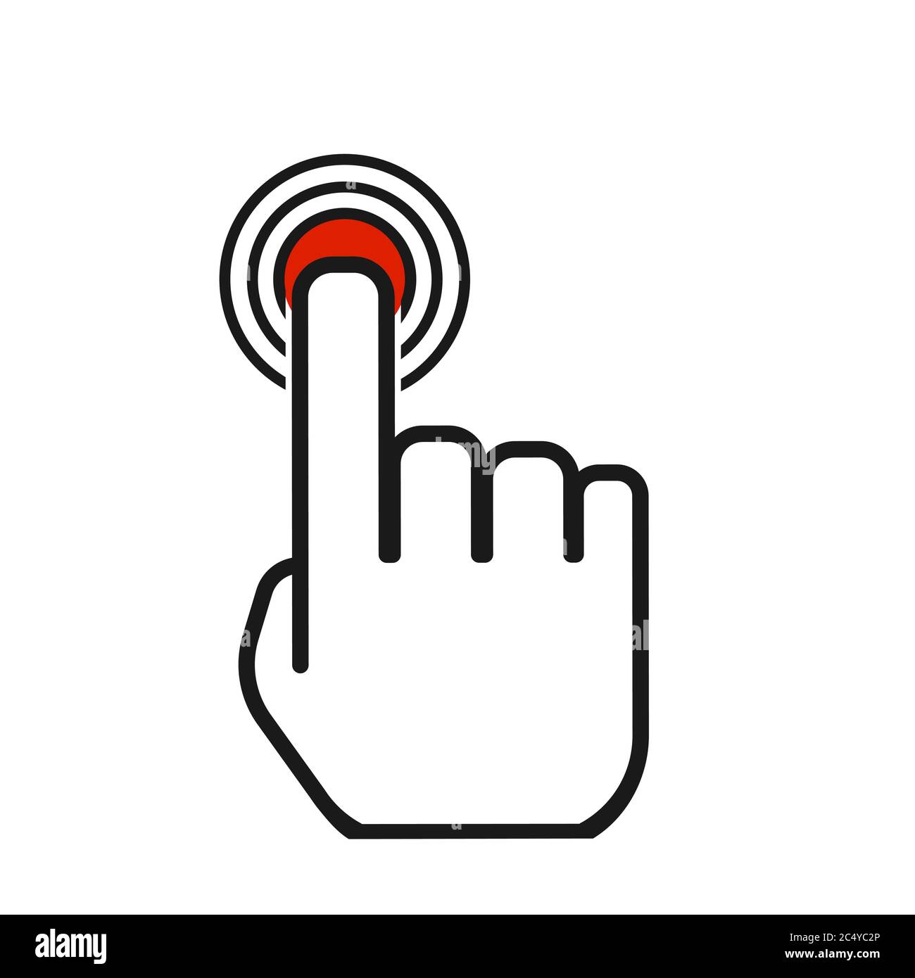 finger click icon
