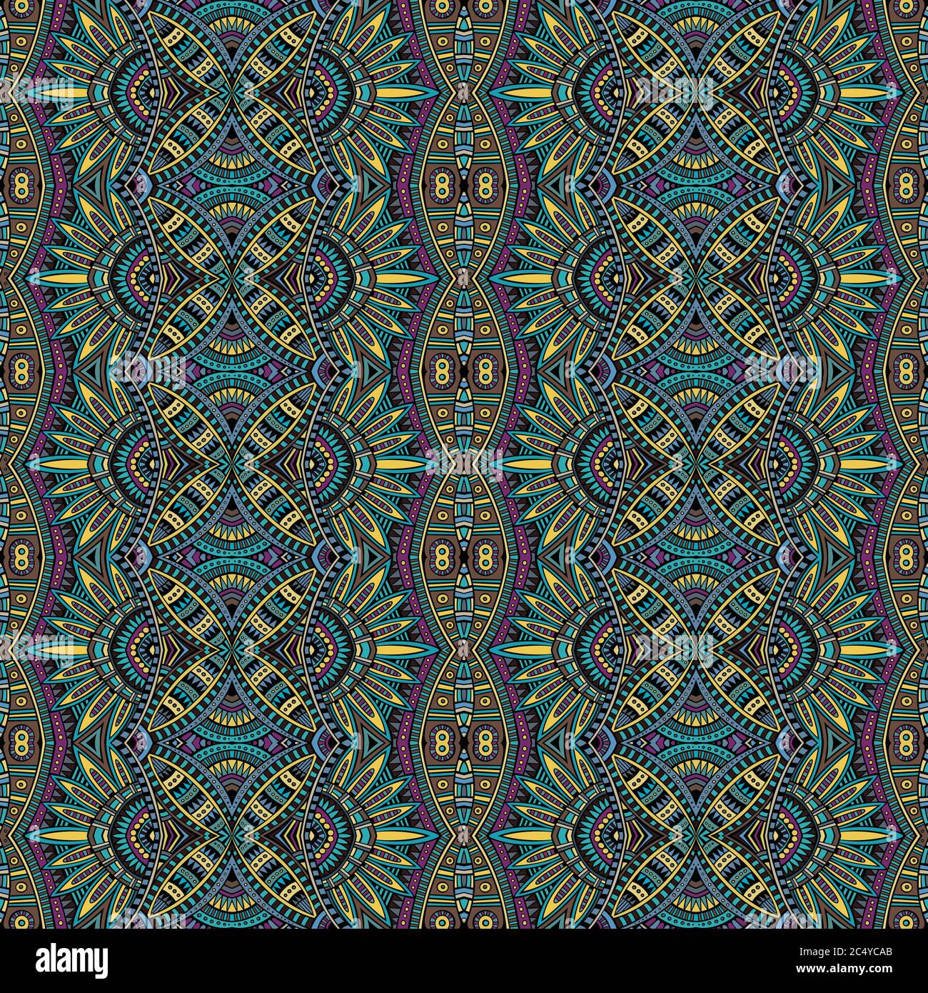 Abstract tribal ethnic seamless pattern Stock Vector Image & Art - Alamy