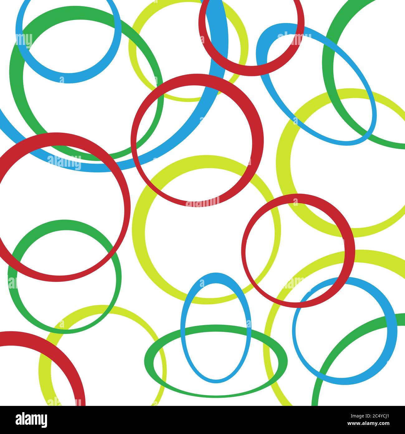 Retro pattern background with circles vector decoration Stock Vector