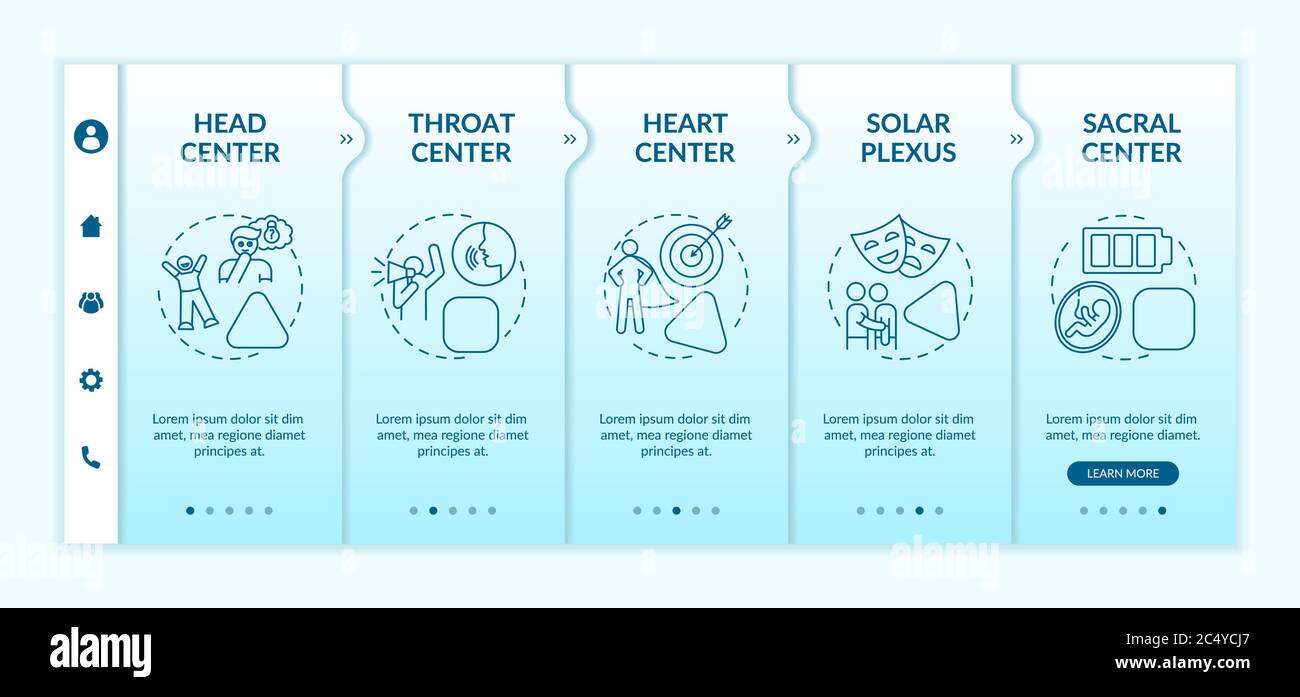 Energy centers onboarding vector template Stock Vector Image & Art - Alamy