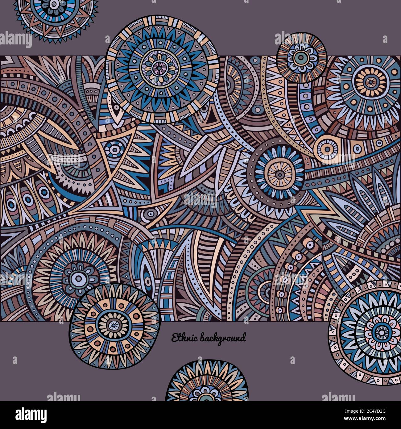 Abstract vector tribal ethnic background Stock Vector Image & Art - Alamy
