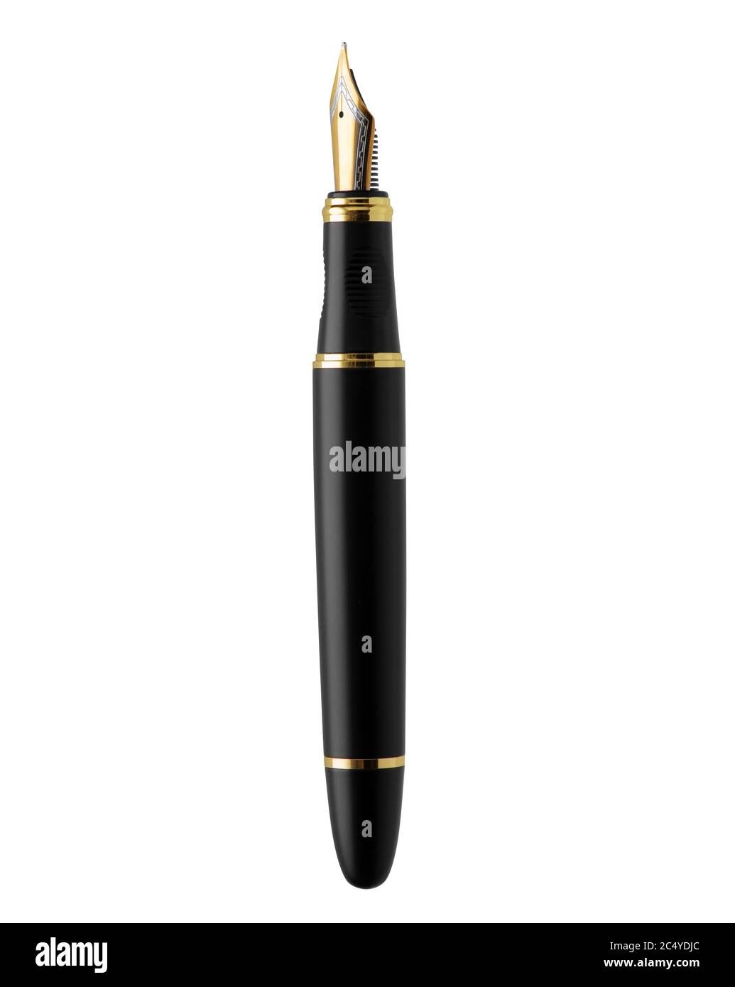 Fountain writing pen isolated on white background with clipping path