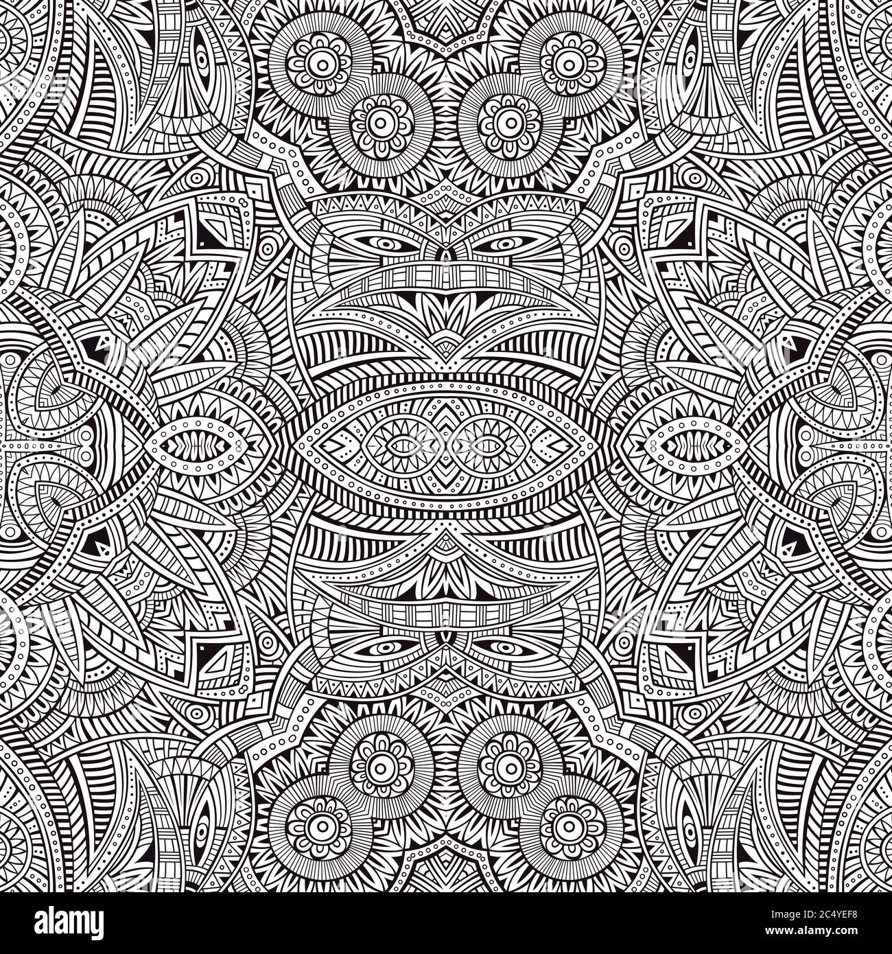 Abstract vector tribal ethnic background Stock Vector Image & Art - Alamy