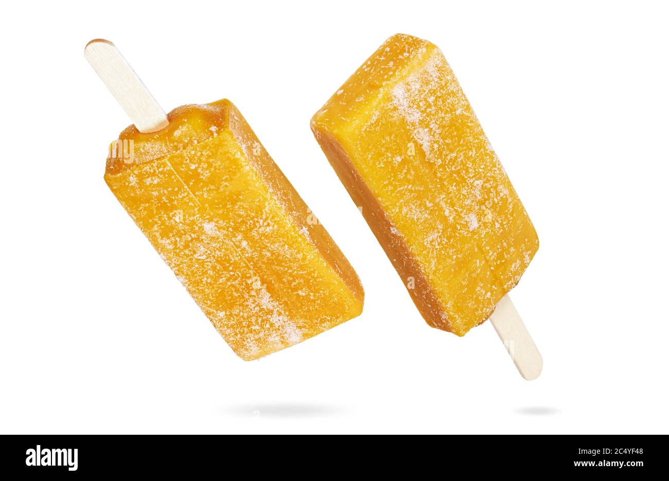 popsicles isolated on a white background with clipping path Stock Photo