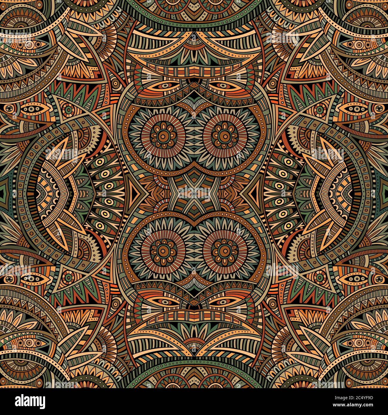 Abstract vector tribal ethnic background Stock Vector Image & Art - Alamy