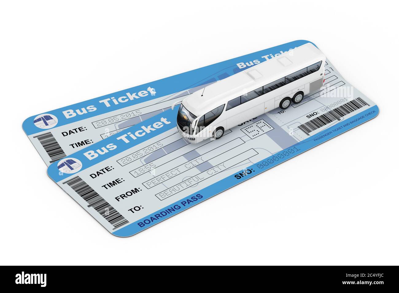 blank bus ticket