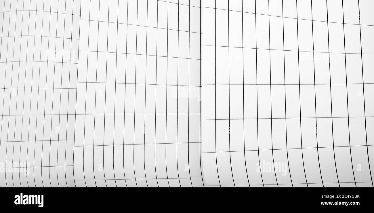 Construction panel abstract lines in architecture. smooth lines designe ...