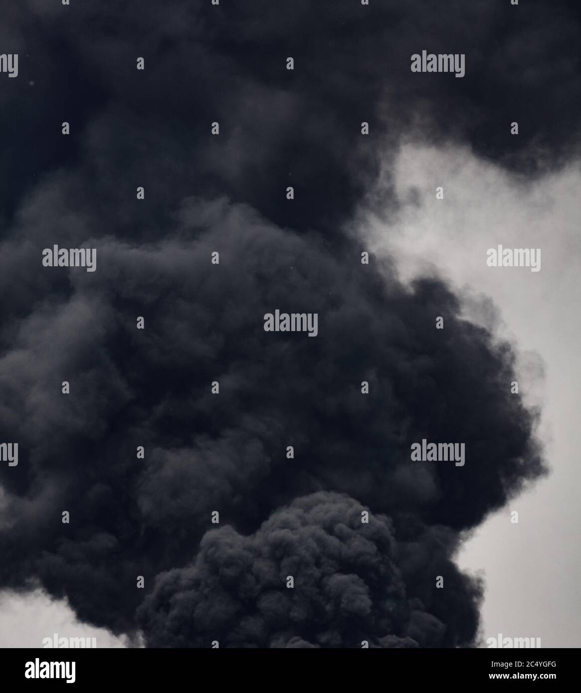 black smoke from a fire Stock Photo Alamy