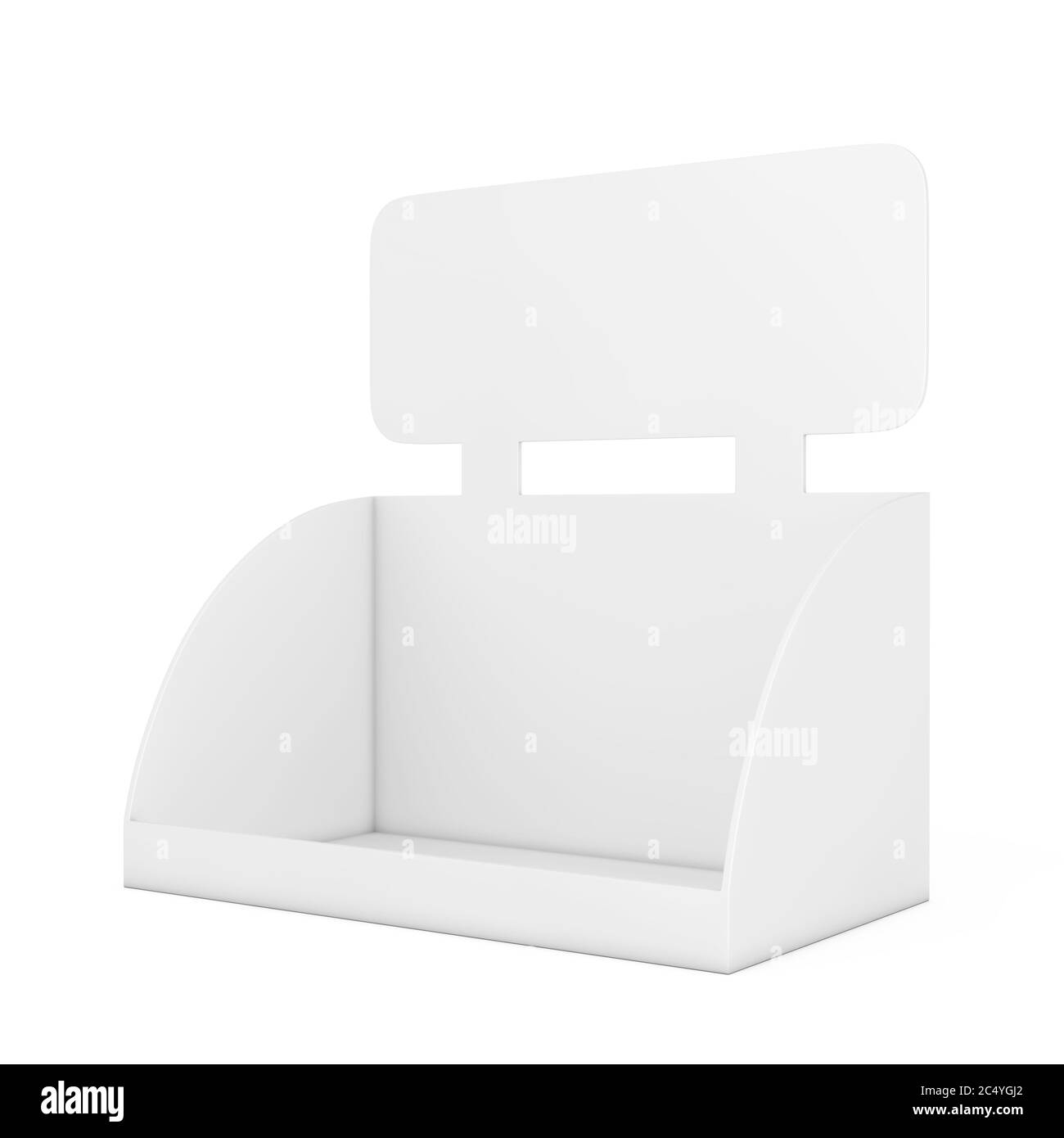 Blank Empty Box Display for Products Promotion with Copy Space for