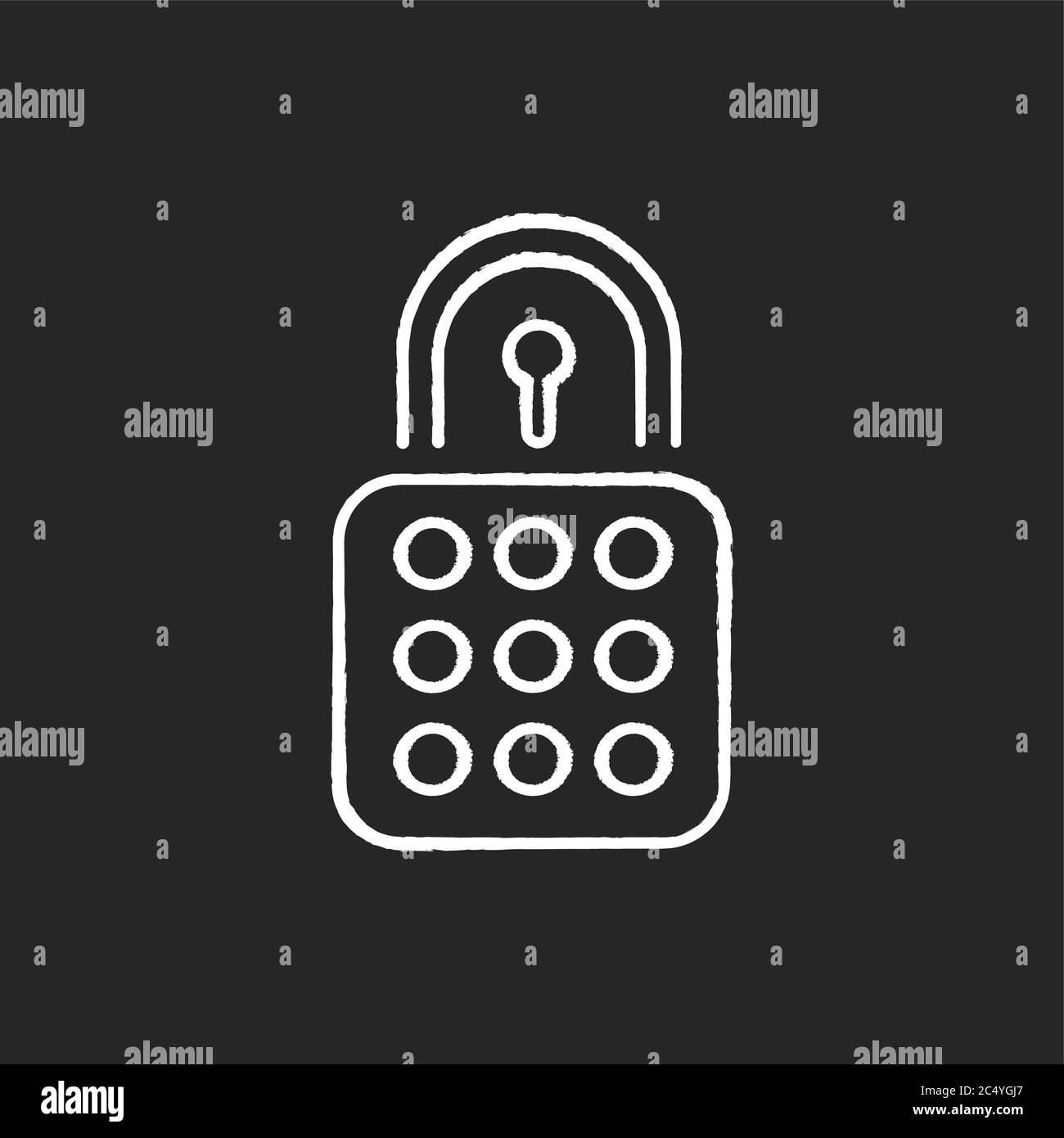 Black server security closed padlock hi-res stock photography and ...