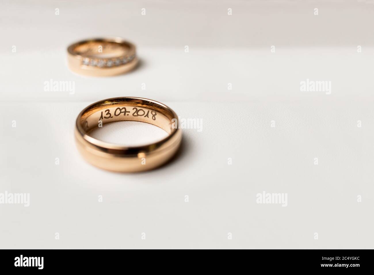 wedding ring getting married marriage ceremony finger Stock Photo Alamy