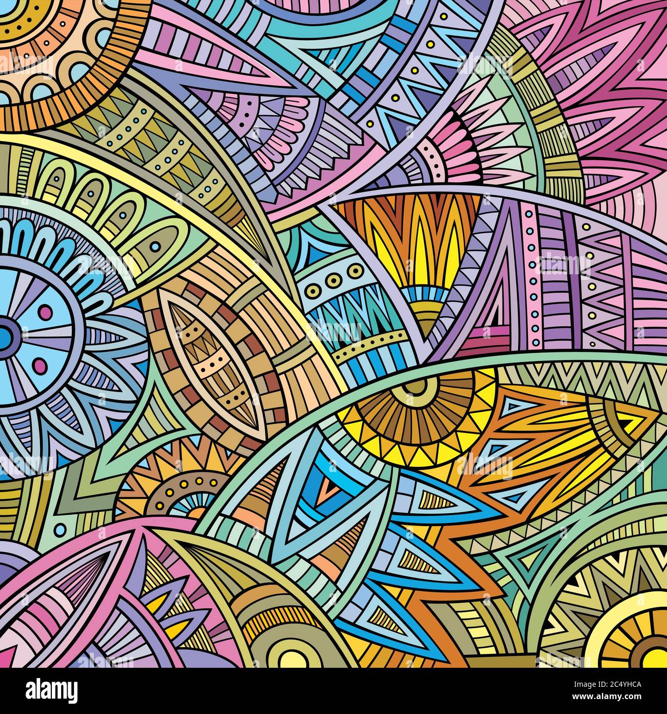 Abstract tribal ethnic pattern Stock Vector Image & Art - Alamy