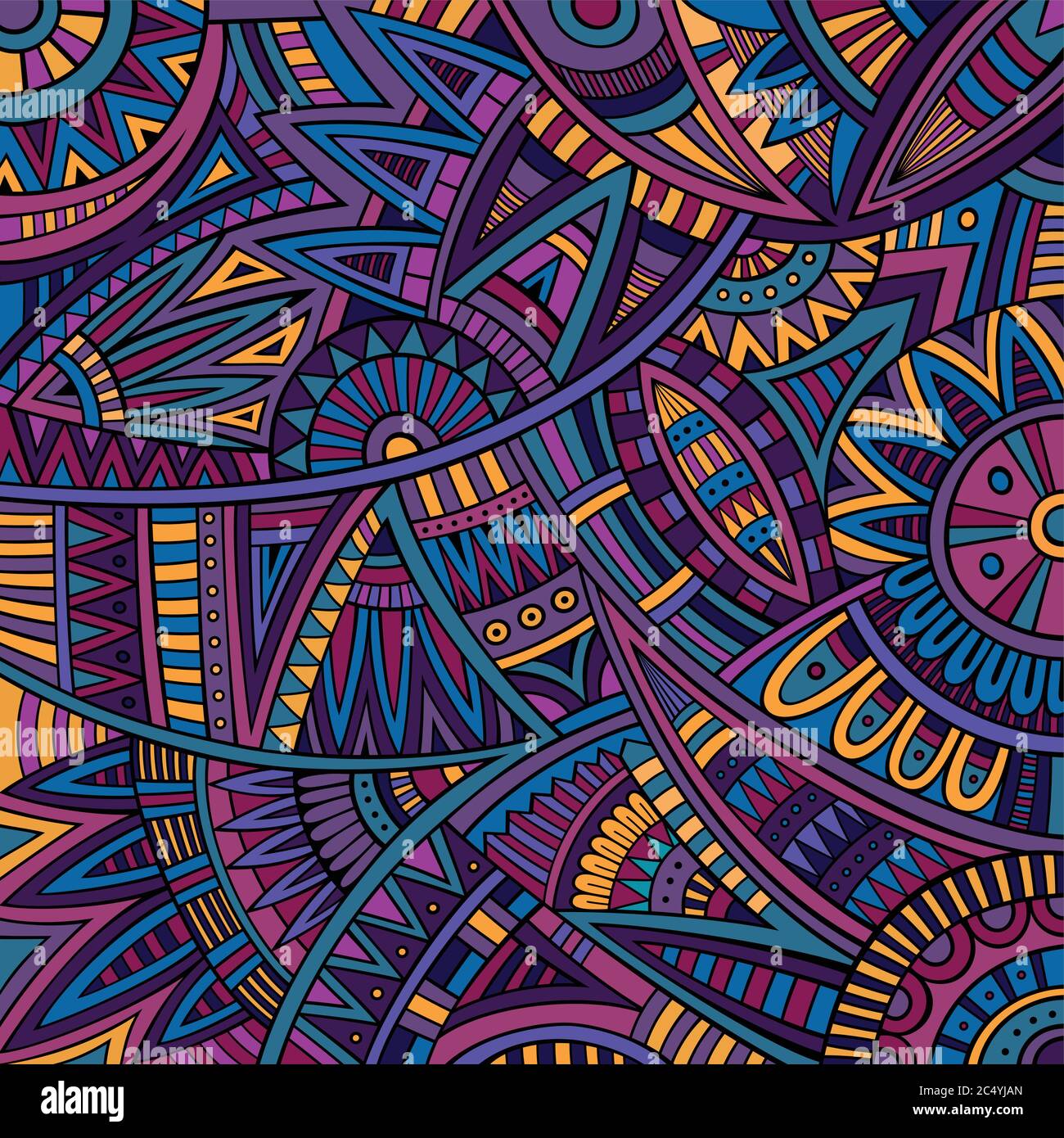 Abstract vector tribal ethnic background pattern Stock Vector Image ...