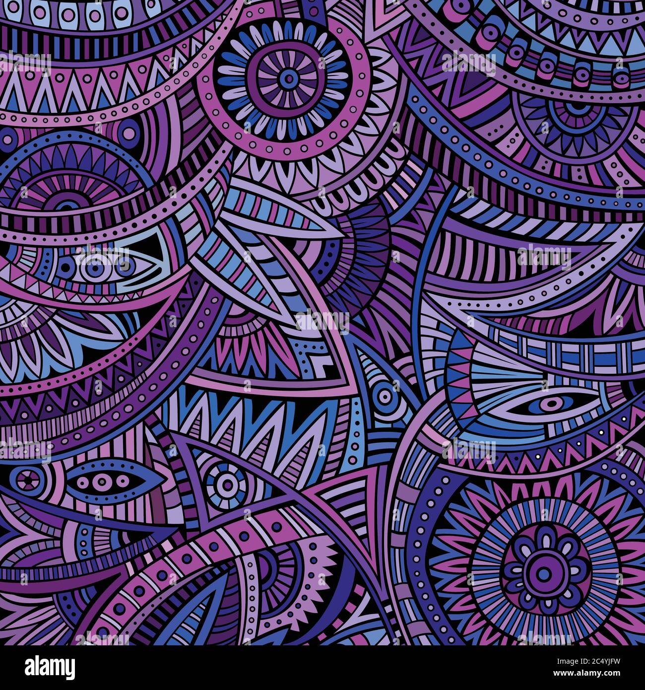 Abstract vector tribal ethnic background pattern Stock Vector Image ...