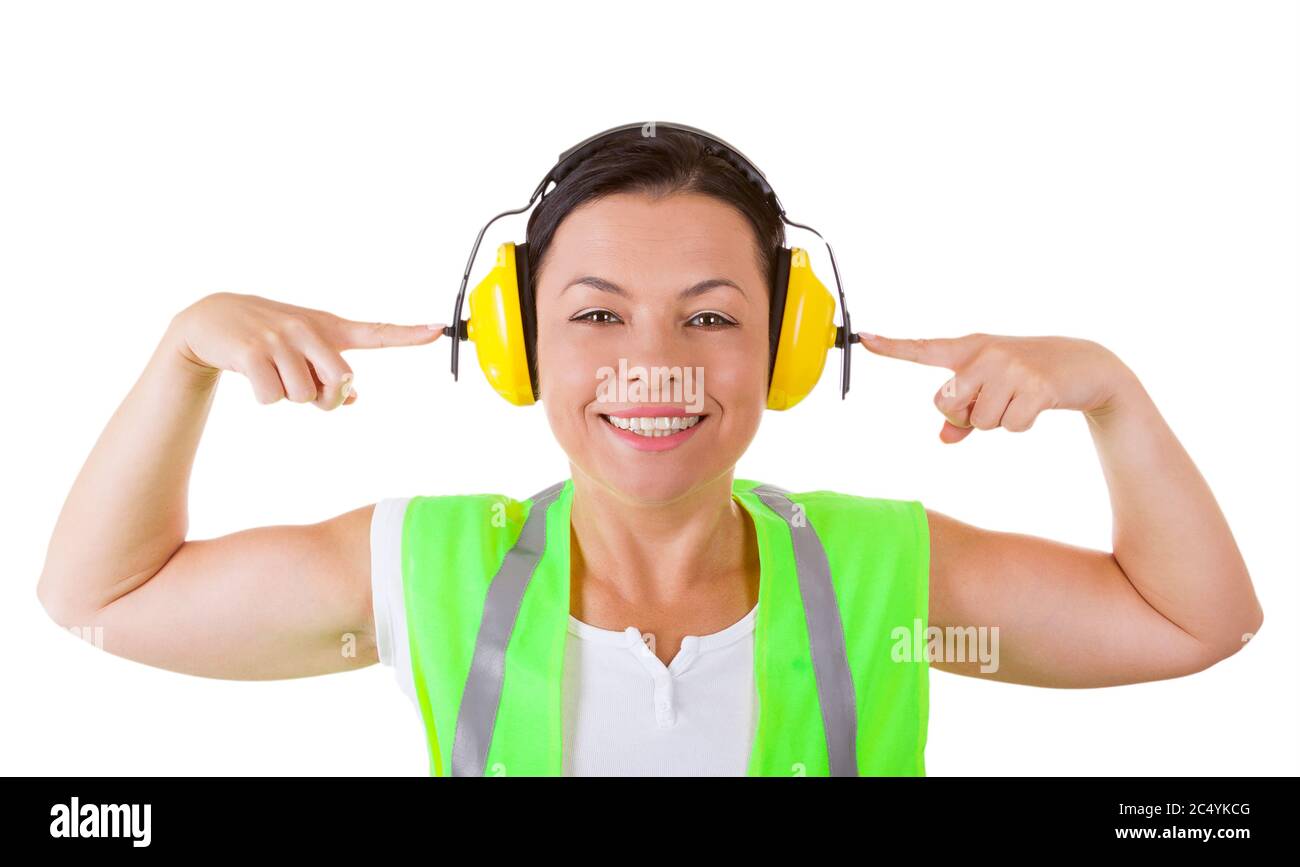 Noise reduction headphones hi-res stock photography and images - Alamy - Anxiety-Reducing White Noise Collar