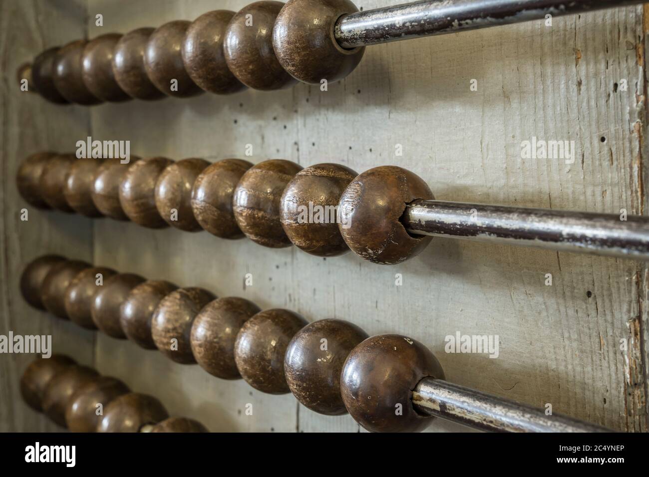 old wooden abacus Stock Photo