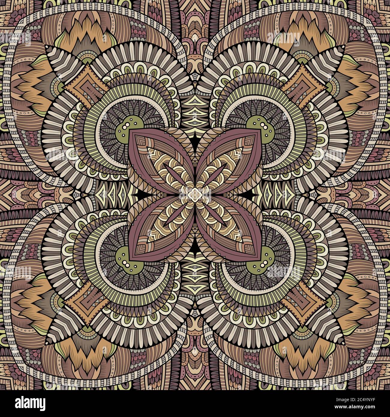 Abstract vector tribal ethnic background Stock Vector Image & Art - Alamy