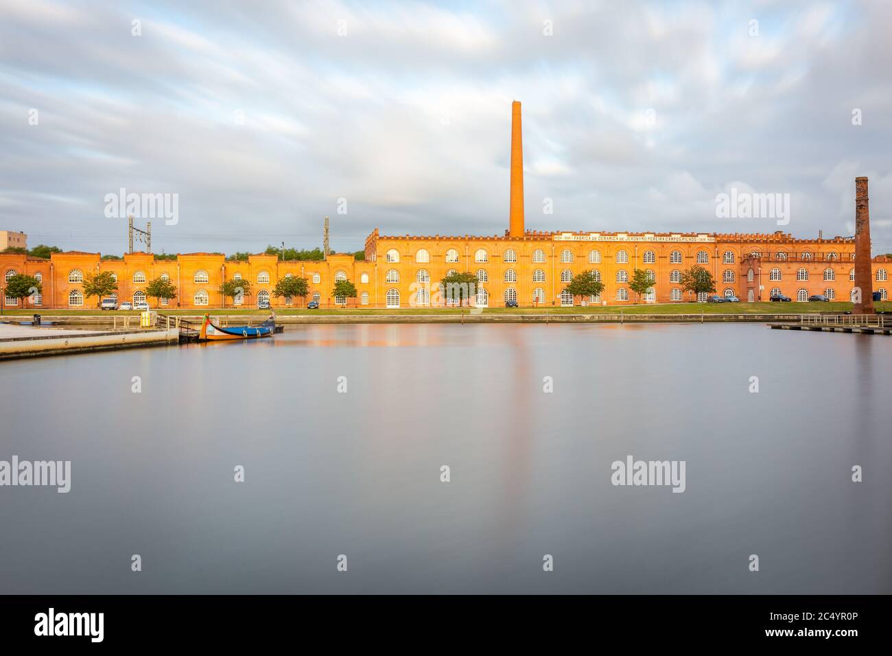 Ceramics and pottery factory in Aveiro at sunset Stock Photo Alamy