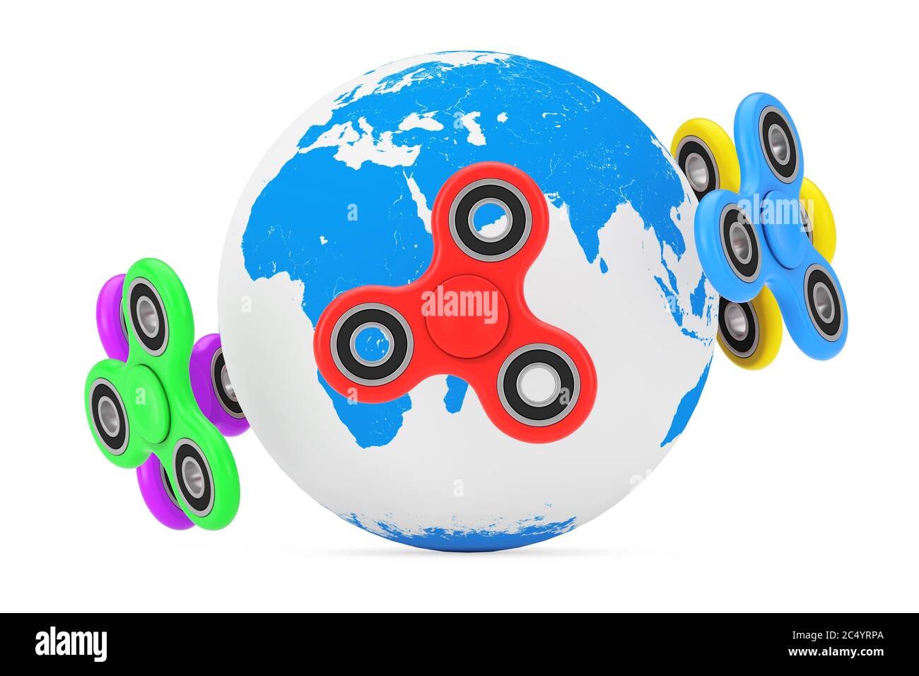 fidget spinner earth