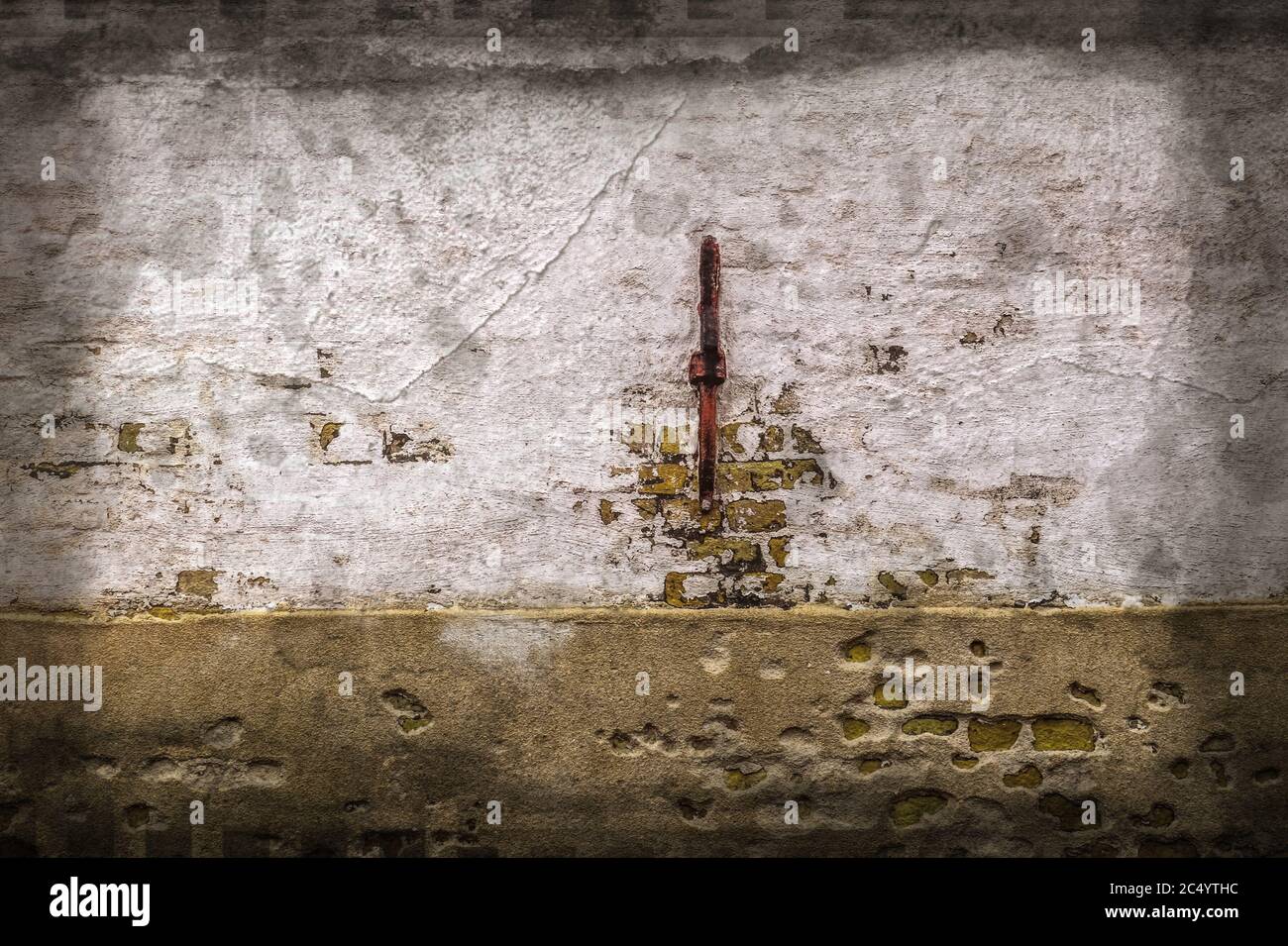 Aged and weathered old brick wall texture in a vintage retro design ...