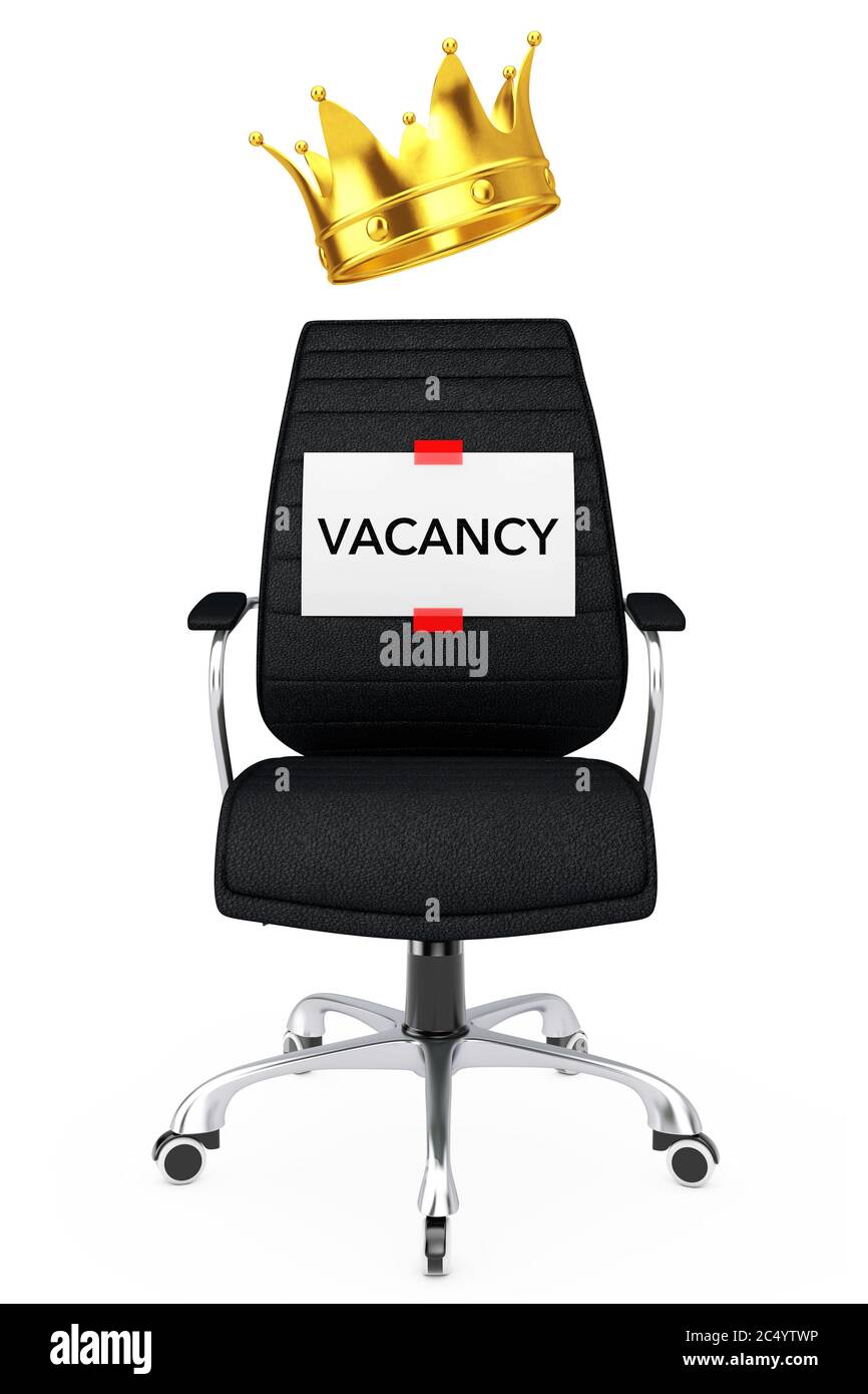 office chair with message